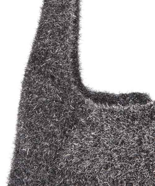 GLOBAL WORK Smile Seed Store（グローバルワーク スマイルシードストア）の「キラキラニットバッグ/161166（トートバッグ・レディース・ブラック/ライトグレー・FREE）」の17枚目の写真