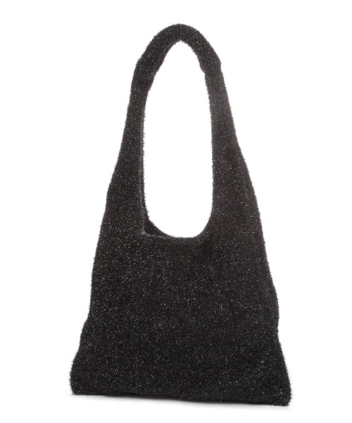 GLOBAL WORK Smile Seed Store（グローバルワーク スマイルシードストア）の「キラキラニットバッグ/161166（トートバッグ・レディース・ブラック/ライトグレー・FREE）」の19枚目の写真