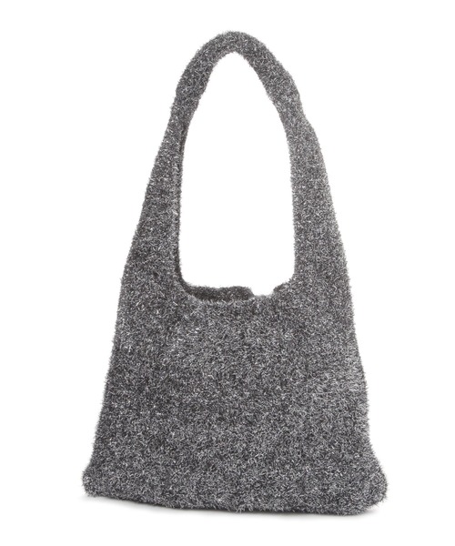 GLOBAL WORK Smile Seed Store（グローバルワーク スマイルシードストア）の「キラキラニットバッグ/161166（トートバッグ・レディース・ブラック/ライトグレー・FREE）」の20枚目の写真