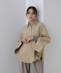 【ZOZO限定】21Wコーデュロイオープンスリーブシャツ
