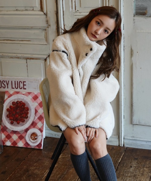 Rosy luce BOA COAT（ボアコート）新品未使用 Rosy luce（ロージールーチェ）の「BOA COAT（ボアコート）（ダウン