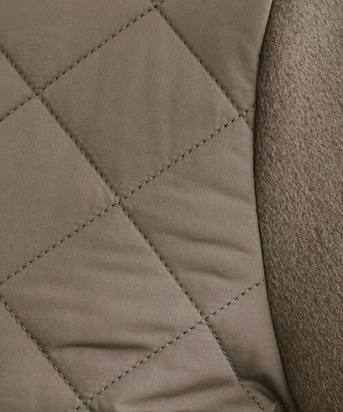 DRESKIP(ドレスキップ)の「◆【吸湿発熱】すっきり上品に女性らしく お袖フェイクウール キルトコート(ノーカラーコート・レディース・オフホワイト/チャコールグレー/ブラック・02/03/04)」の17枚目の写真