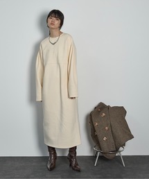 THE YOn（ザヨン）の「コルセットデザインスウェットワンピース（ワンピース）」