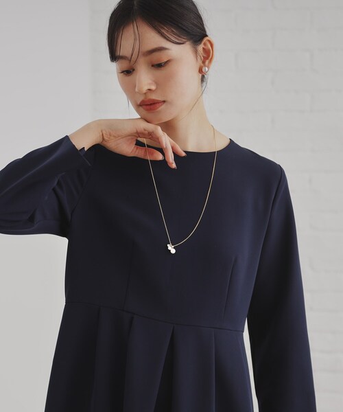 OPAQUE.CLIP(オペークドットクリップ)の「【長さ調節可能】フェイクパールスライドネックレス(ネックレス・レディース・シルバー/ゴールド・00)」の8枚目の写真