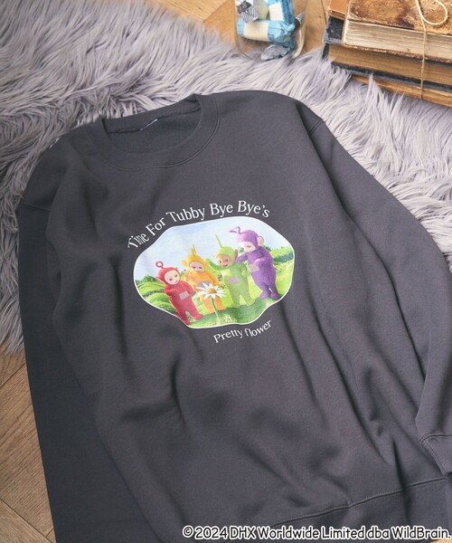 トレーナー スウェット Teletubbies バックビューフロントプリントスウェット/テレタビーズ プリントスウェット レディース FREAK'S STORE トレーナー スウェット Teletubbies バックビュー