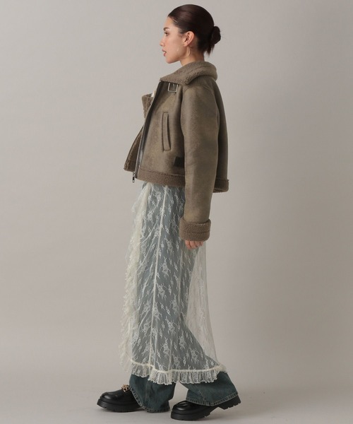 FOREVER 21（フォーエバー トゥエンティーワン）の「【2024FW】ムートンショートブルゾン（ムートンコート・レディース・ブラウン・FREE）」の16枚目の写真