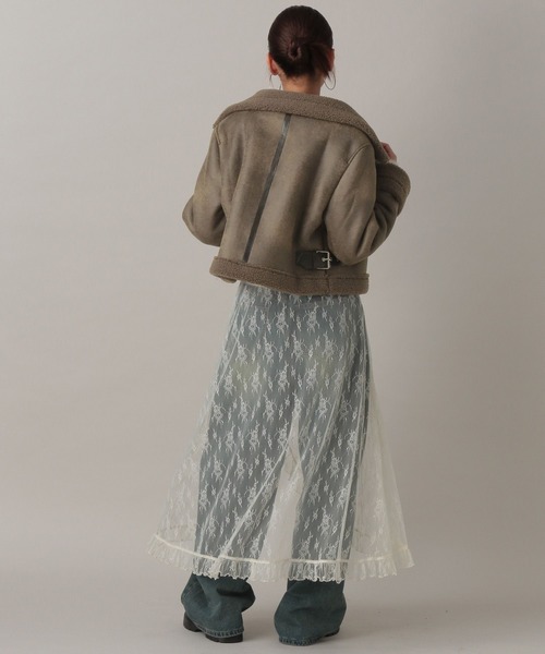 FOREVER 21（フォーエバー トゥエンティーワン）の「【2024FW】ムートンショートブルゾン（ムートンコート・レディース・ブラウン・FREE）」の15枚目の写真