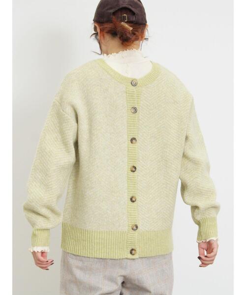 Samansa Mos2（サマンサ モスモス）の「[SOFT FEEL KNIT]前後着