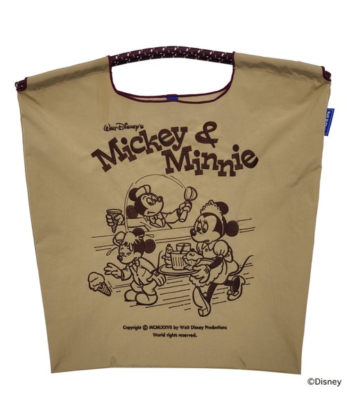 Ball&Chain(ボールアンドチェーン) Mickey &Minnie/Mサイズ（エコバッグ/サブバッグ）｜Ball&Chain（ボールアンドチェーン）