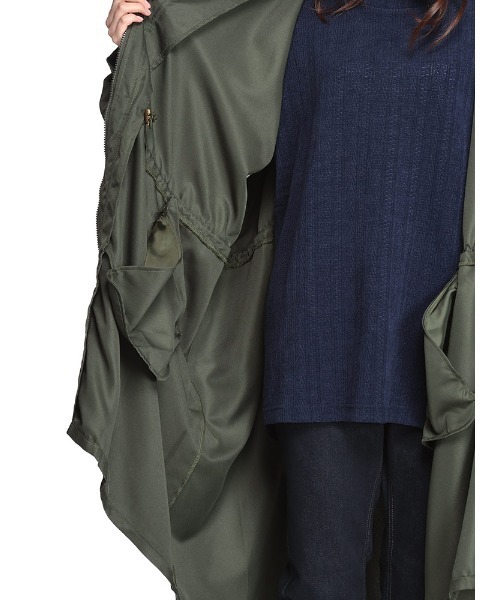 フレアシルエット フード付き モッズコート（モッズコート）｜AnNet（アネット）