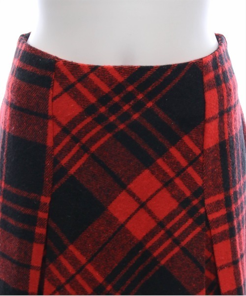 clear（クリア）の「ボックスプリーツチェック柄ミニスカート[インナー付 ガーリー] ≪再入荷≫（スカート・レディース・ブラック/ベージュ/レッド・S/M）」の11枚目の写真