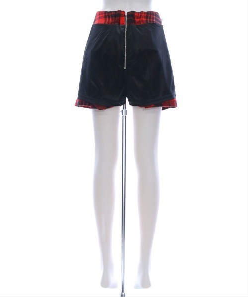 clear（クリア）の「ボックスプリーツチェック柄ミニスカート[インナー付 ガーリー] ≪再入荷≫（スカート・レディース・ブラック/ベージュ/レッド・S/M）」の16枚目の写真