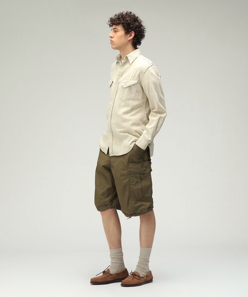 BEAMS PLUS（ビームスプラス）の「MIL 6 Pocket 80/3 Ripstop（その他パンツ・メンズ・オリーブ/ベージュ・M/XL/S/L）」の6枚目の写真