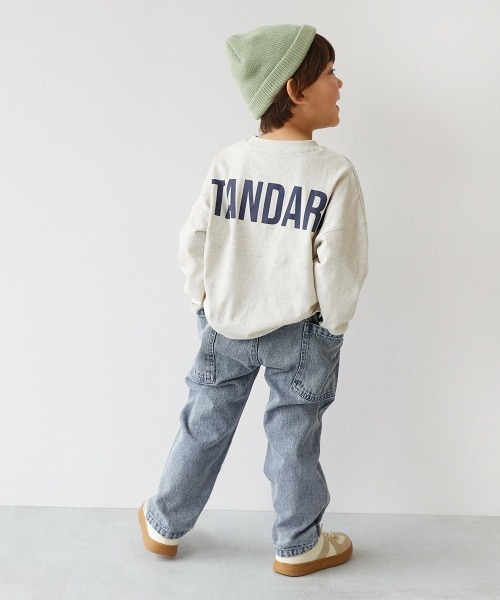 devirock(デビロック)の「ダッドポケット ケミカルデニム ワークパンツ(デニムパンツ・キッズ・ネイビー系/ブルー系/ブラック系・120cm/110cm/100cm/160cm/150cm/140cm/130cm)」の6枚目の写真