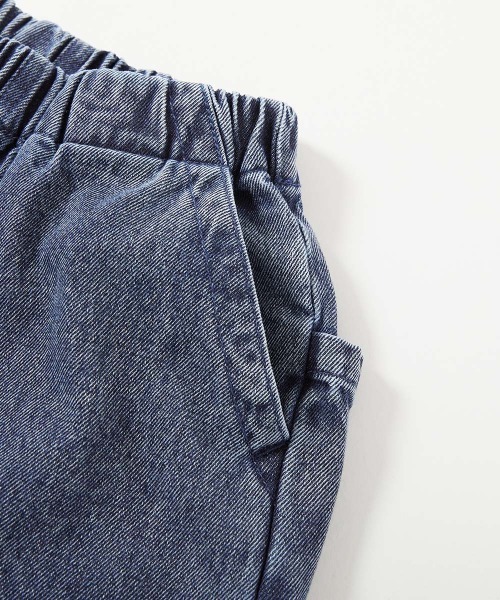 devirock(デビロック)の「ダッドポケット ケミカルデニム ワークパンツ(デニムパンツ・キッズ・ネイビー系/ブルー系/ブラック系・120cm/110cm/100cm/160cm/150cm/140cm/130cm)」の11枚目の写真