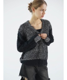 GLITTER SHAGGY CARDIGAN