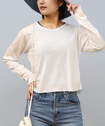 RIKKA FEMME/リッカファム シアーショート丈ロンT RF25SS21