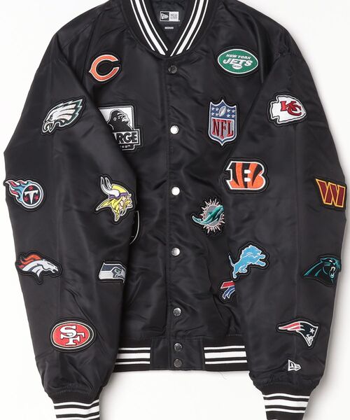 NEW ERA（ニューエラ）の「XLARGE×NEW ERA×NFL VARSITY JACKET（ブルゾン・メンズ・ブラック・XL/L/M/S）」の19枚目の写真