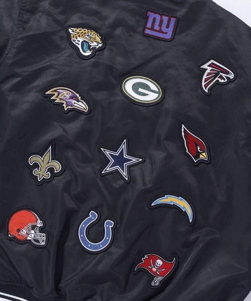 NEW ERA（ニューエラ）の「XLARGE×NEW ERA×NFL VARSITY JACKET（ブルゾン・メンズ・ブラック・XL/L/M/S）」の13枚目の写真