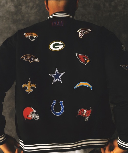 NEW ERA（ニューエラ）の「XLARGE×NEW ERA×NFL VARSITY JACKET（ブルゾン・メンズ・ブラック・XL/L/M/S）」の3枚目の写真