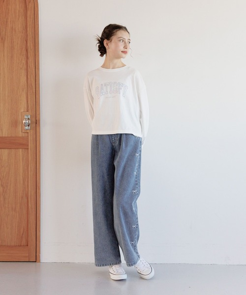 セール】ヘビロッTEEワイド長袖/147421（Tシャツ/カットソー）｜GLOBAL