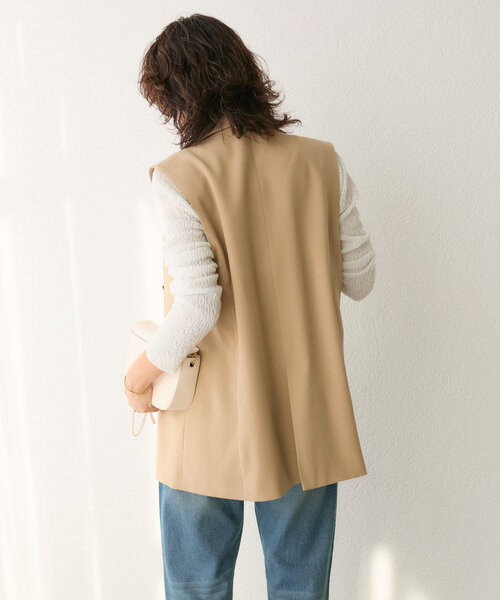 RIVE DROITE（リヴドロワ）の「【Yoshiiiiii企画】ダブルブレストジレ（ベスト・レディース・ブラック/ベージュ・FREE）」の17枚目の写真