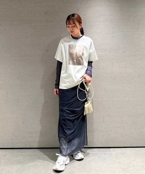 tシャツ 「IPSA/emmi」 フォトTシャツ レディース IPSA/emmi】 フォトTシャツ(Tシャツ/カットソー)｜トップス