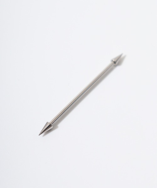 EVER METAL(エバーメタル ever metal EVER METAL)の「EVER METAL サージカルステンレス 316L アレルギー対応 ボディピアス ロングタイプ インダストリアル バーベルピアス 日本製(ピアス(片耳用)・メンズ・その他4/その他1/その他2/その他3・FREE)」の6枚目の写真