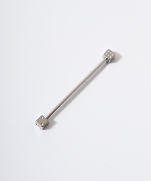 EVER METAL(エバーメタル ever metal EVER METAL)の「EVER METAL サージカルステンレス 316L アレルギー対応 ボディピアス ロングタイプ インダストリアル バーベルピアス 日本製(ピアス(片耳用)・メンズ・その他4/その他1/その他2/その他3・FREE)」の8枚目の写真