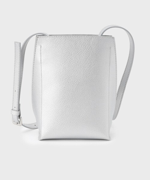 INDIVI（インディヴィ）の「【合皮】ミニポシェットバッグ（ショルダーバッグ・レディース・ブラック/シルバー・00）」の3枚目の写真