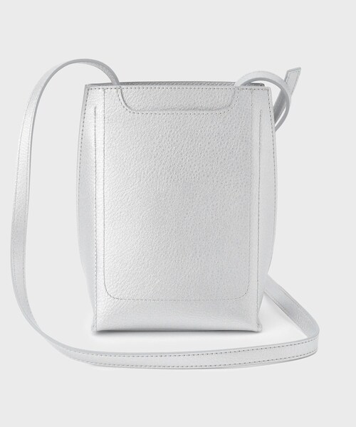 INDIVI（インディヴィ）の「【合皮】ミニポシェットバッグ（ショルダーバッグ・レディース・ブラック/シルバー・00）」の5枚目の写真