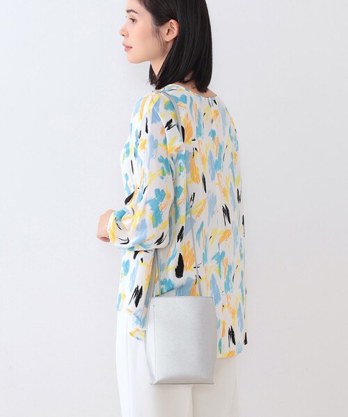 INDIVI（インディヴィ）の「【合皮】ミニポシェットバッグ（ショルダーバッグ・レディース・ブラック/シルバー・00）」の16枚目の写真