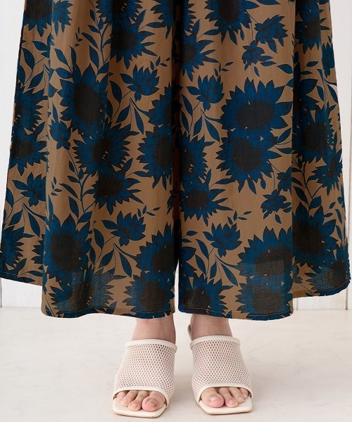 チチカカ(チチカカ)の「Shanti Shanti ヒマワリパンツ【WEB限定】(その他パンツ・レディース・ネイビー/ブラウン・FREE)」の9枚目の写真