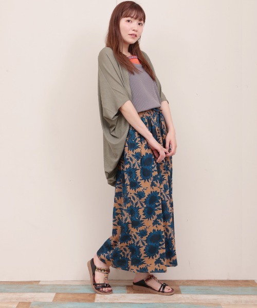 チチカカ(チチカカ)の「Shanti Shanti ヒマワリパンツ【WEB限定】(その他パンツ・レディース・ネイビー/ブラウン・FREE)」の4枚目の写真