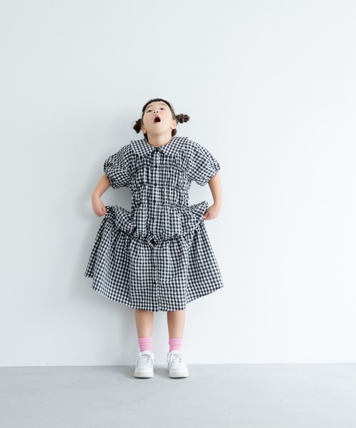 いわっち LOWRYS FARM ワンピース シャーリングワンピース 307818 キッズ