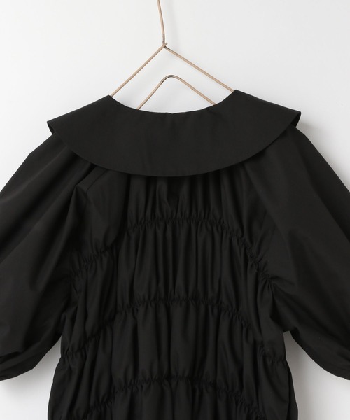 LOWRYS FARM（ローリーズファーム）の「シャーリングワンピース　307818（ワンピース・キッズ・ブラック/ブラック×ホワイト/ピンク・110cm/120cm/130cm/140cm/150cm）」の9枚目の写真