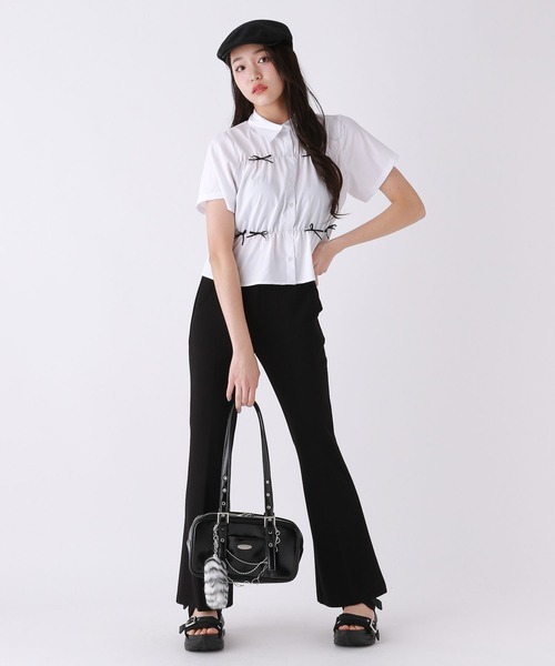 repipi armario（レピピ アルマリオ）の「リボンシャーリングブラウス（シャツ/ブラウス・キッズ・ピンク系その他/ブルー系その他/ホワイト・LARGE/MEDIUM/SMALL）」の17枚目の写真