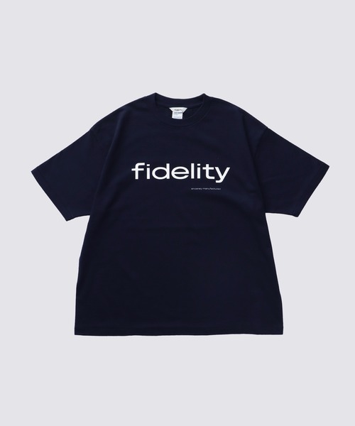 FIDELITY(フィデリティ)の「NEW AUTHENTIC LOGO TUBE TEE / 半袖ロゴプリントTシャツ(Tシャツ/カットソー・メンズ・ネイビー/ホワイト/アイボリー/ブラック・LARGE/MEDIUM)」の4枚目の写真