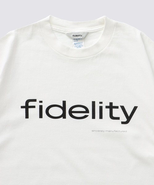 FIDELITY(フィデリティ)の「NEW AUTHENTIC LOGO TUBE TEE / 半袖ロゴプリントTシャツ(Tシャツ/カットソー・メンズ・ネイビー/ホワイト/アイボリー/ブラック・LARGE/MEDIUM)」の7枚目の写真