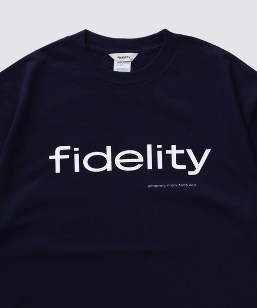 FIDELITY(フィデリティ)の「NEW AUTHENTIC LOGO TUBE TEE / 半袖ロゴプリントTシャツ(Tシャツ/カットソー・メンズ・ネイビー/ホワイト/アイボリー/ブラック・LARGE/MEDIUM)」の13枚目の写真