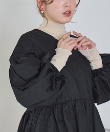 LinoU.（リノユー）の「シアーメローハイネックトップス（Tシャツ/カットソー）」