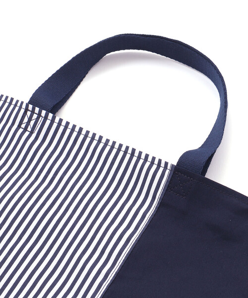 BeBe（ベベ）の「ストライプ切り替えレッスンバッグ（トートバッグ・キッズ・ブルー系その他2・FREE）」の3枚目の写真