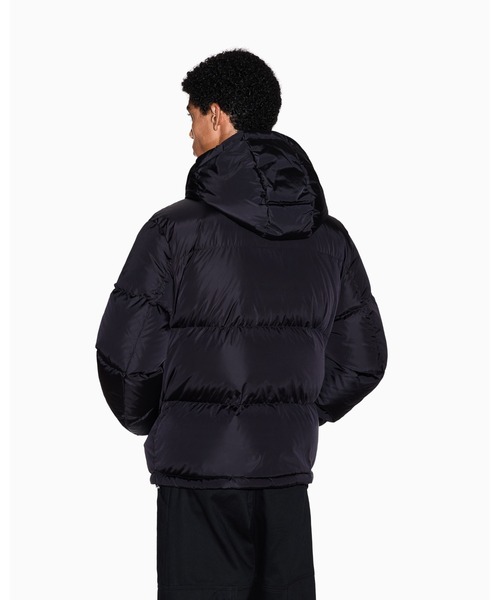 Armaniダウンジャケット166cm A|X アルマーニ エクスチェンジ】ICON フーデッドダウン
