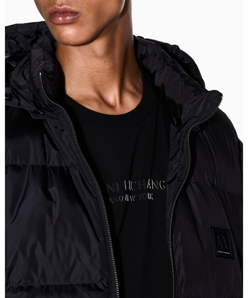 A|X アルマーニ エクスチェンジ】ICON フーデッドダウン