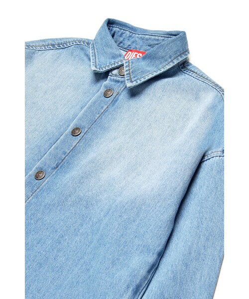 DIESEL（ディーゼル）の「キッズ デニムシャツ CKAMA（シャツ/ブラウス・キッズ・ライトインディゴブルー・14Y/6Y/8Y/10Y/12Y/16Y/4Y）」の2枚目の写真