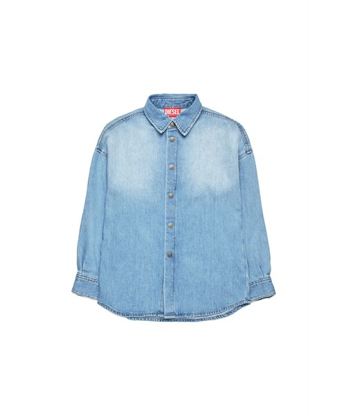 DIESEL（ディーゼル）の「キッズ デニムシャツ CKAMA（シャツ/ブラウス・キッズ・ライトインディゴブルー・14Y/6Y/8Y/10Y/12Y/16Y/4Y）」の4枚目の写真