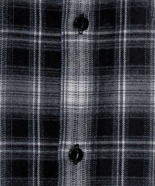 BEN DAVIS(ベンデイビス)の「BEN DAVIS/ベンデイビス GARAGE EMB PLAID SHIRT/オーバーサイズ バック刺繍 起毛 ネルチェックシャツ/レディース メンズ(シャツ/ブラウス・メンズ・ブラウン/ブラック・M/L/XL)」の11枚目の写真