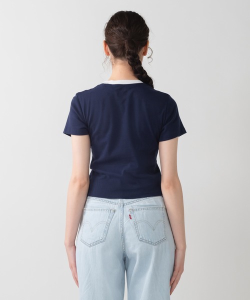 Levi's(リーバイス)の「Levi's/リーバイス エッセンシャル SPORTY Tシャツ(Tシャツ/カットソー・レディース・ブルー・XS/S/M)」の3枚目の写真