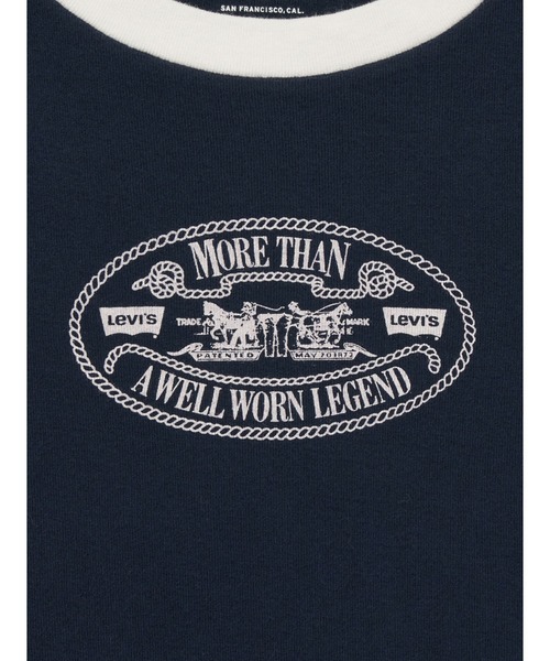 Levi's(リーバイス)の「Levi's/リーバイス エッセンシャル SPORTY Tシャツ(Tシャツ/カットソー・レディース・ブルー・XS/S/M)」の12枚目の写真
