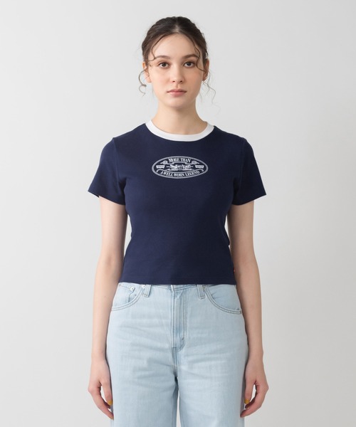 Levi's(リーバイス)の「Levi's/リーバイス エッセンシャル SPORTY Tシャツ(Tシャツ/カットソー・レディース・ブルー・XS/S/M)」の14枚目の写真